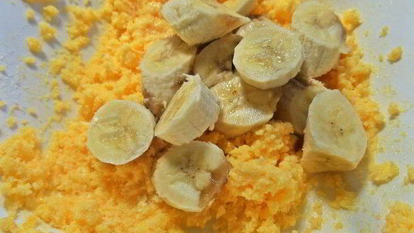 ШАГ 4. шоколадный пирог с бананами