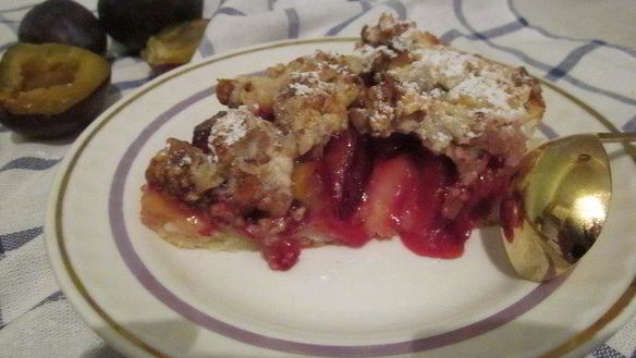 ШАГ 10. сливовый пирог под хрустящей корочкой