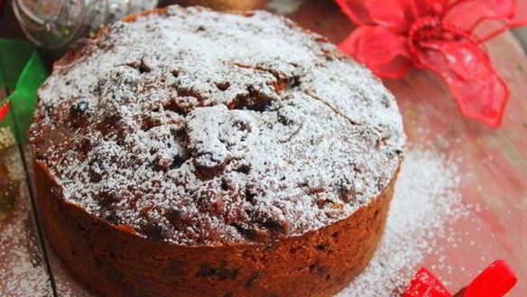 ШАГ 12. темный пирог с цукатами и орехами