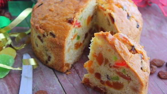 ШАГ 13. темный пирог с цукатами и орехами