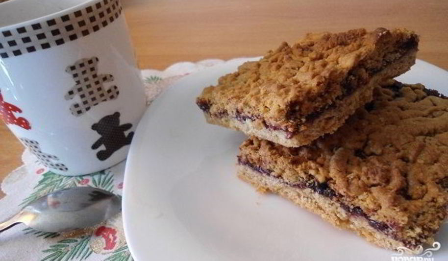 Рецепт тертый пирог со смородиной