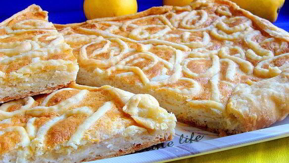 ШАГ 10. творожно-белковый пирог с айвой