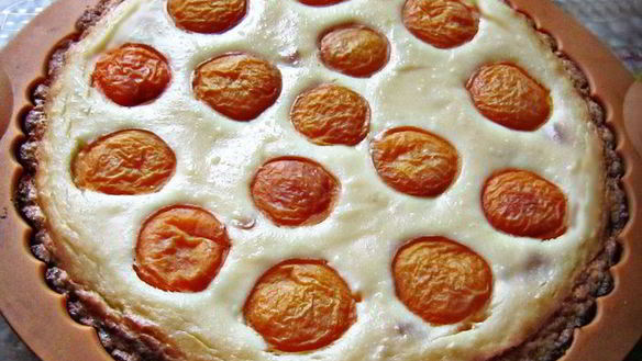 ШАГ 15. творожный пирог с абрикосами глазунья