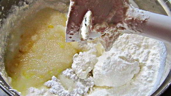 ШАГ 8. творожный пирог с абрикосами глазунья