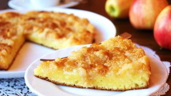 ШАГ 10. творожный пирог с яблоками и кокосовой карамелью