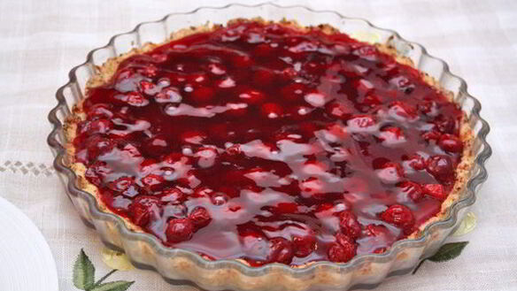 ШАГ 6. вишневый пирог из творожного теста