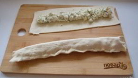 ШАГ 7. витой пирог с творожно-сырной начинкой