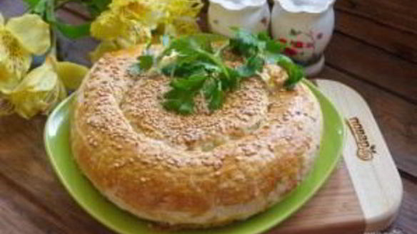 ШАГ 8. витой пирог с творожно-сырной начинкой