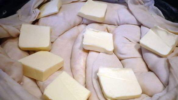 ШАГ 15. вкусный до неприличия пирог с семгой и капустой мечта пастуха