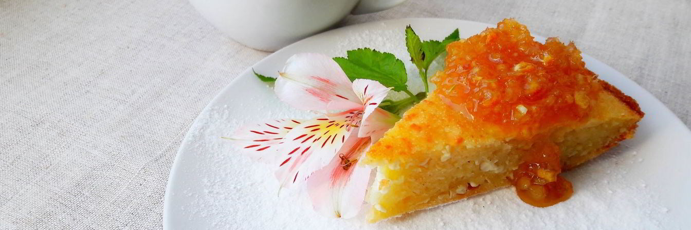 Вкусный пирог с творогом и манкой