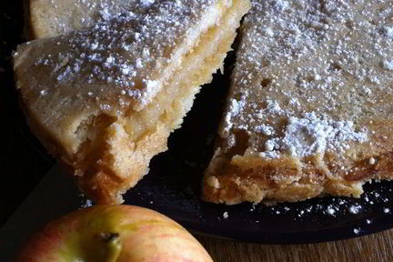 Яблочный пирог без яиц