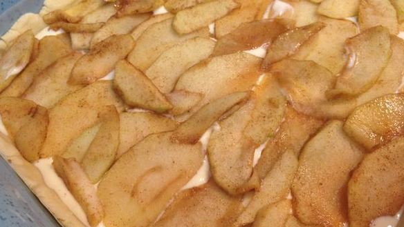ШАГ 12. яблочный пирог со сметанной заливкой