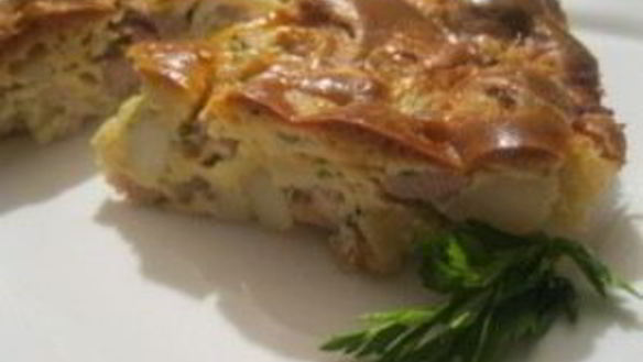 ШАГ 7. заливной пирог с курицей