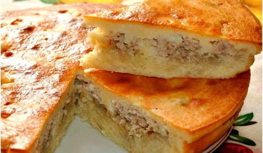 Рецепт заливной пирог с курятиной в мультиварке