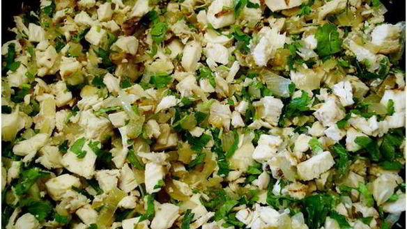 ШАГ 3. заливной пирог с курятиной в мультиварке