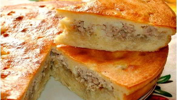 ШАГ 8. заливной пирог с курятиной в мультиварке