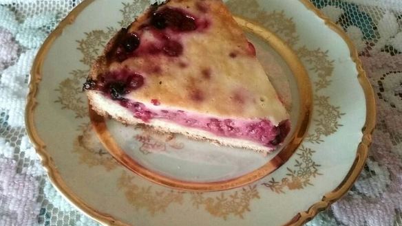 ШАГ 10. заливной пирог с ягодами