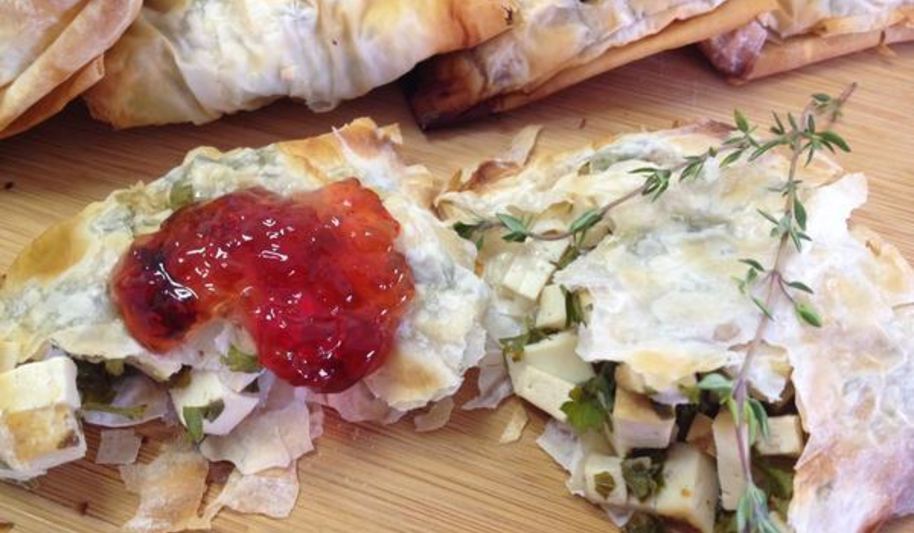 Рецепт хрустящие пирожки с сыром тофу