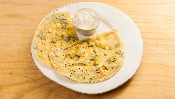 ШАГ 20. кутабы с сыром и тархуном