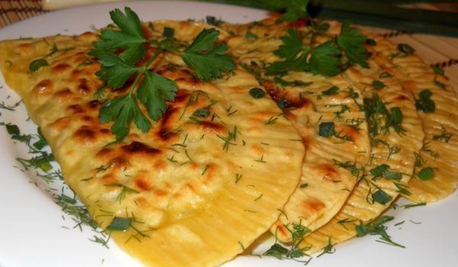 Рецепт кутабы с зеленью