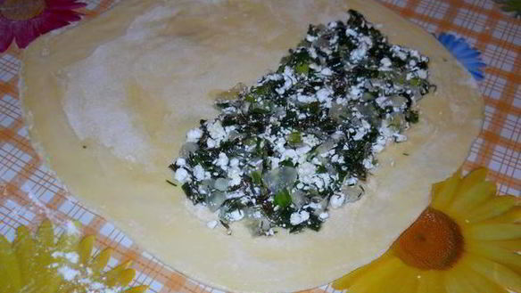 ШАГ 16. кутабы с зеленью