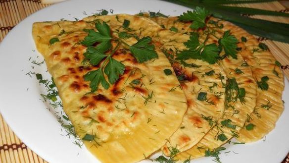 ШАГ 22. кутабы с зеленью