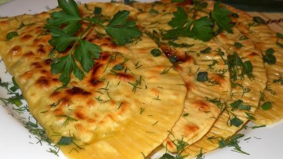 ШАГ 23. кутабы с зеленью