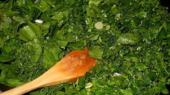 ШАГ 9. кутабы с зеленью