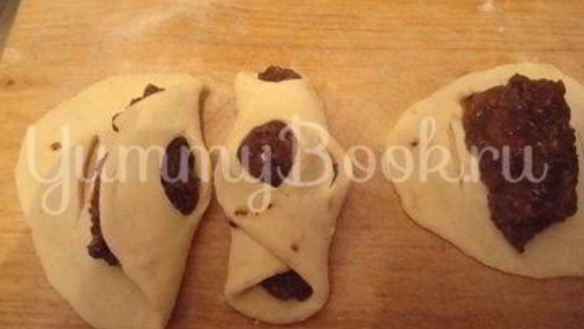 ШАГ 2. открытые пирожки с сухофруктами