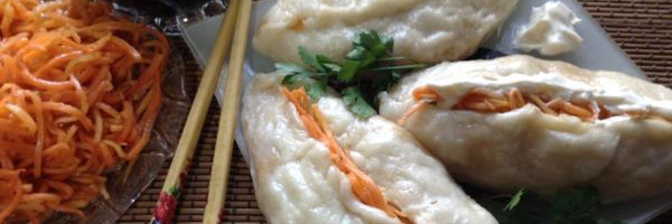 Пигоди-паровые пирожки по-корейски