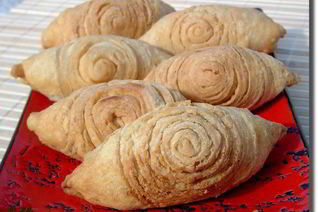 Пирожки из домашнего слоеного теста из Малайзии