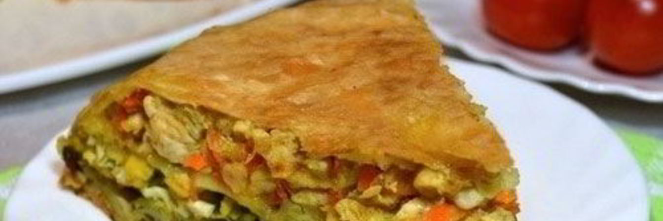 Пирожки из лаваша с курицей