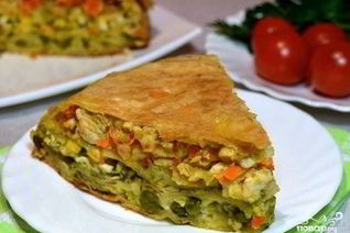 Пирожки из лаваша с курицей