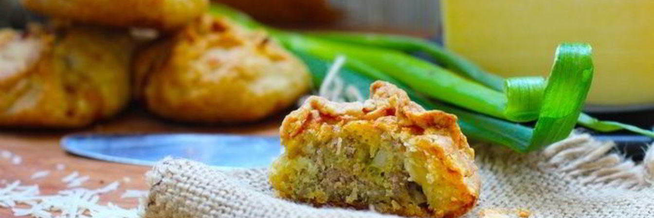 Пирожки из рубленого картофельного теста