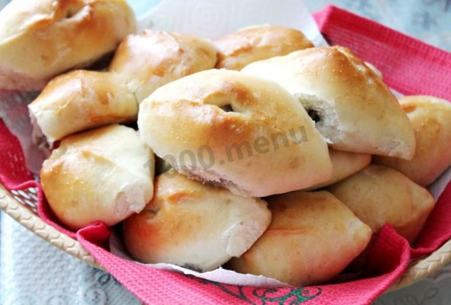 Пирожки из теста на молоке в духовке