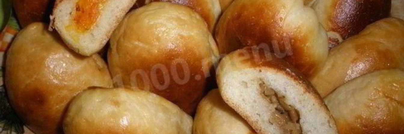 Пирожки на кефире в духовке