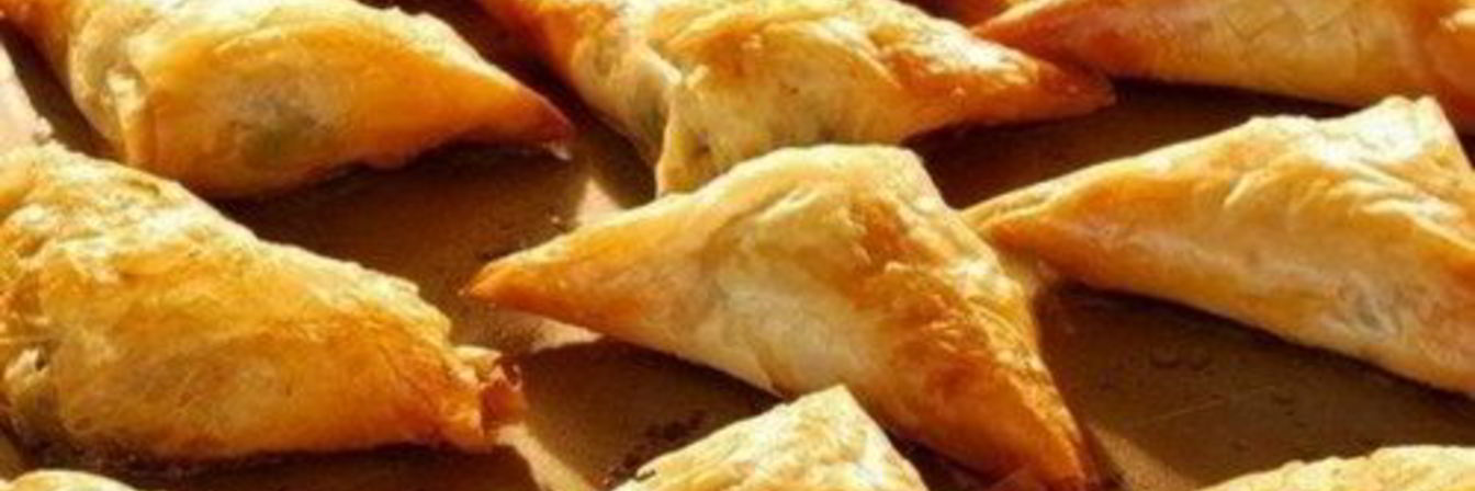 Пирожки на сметане с плавленым сыром