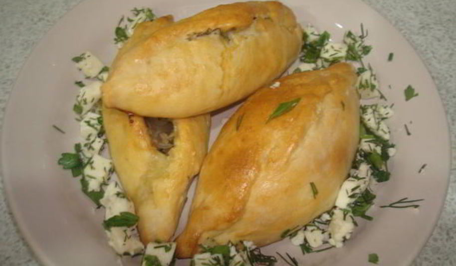Рецепт пирожки с фаршем и адыгейским сыром