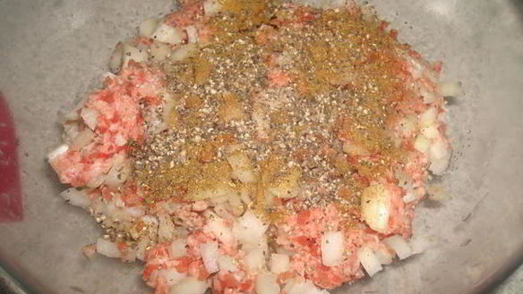 ШАГ 6. пирожки с фаршем и адыгейским сыром