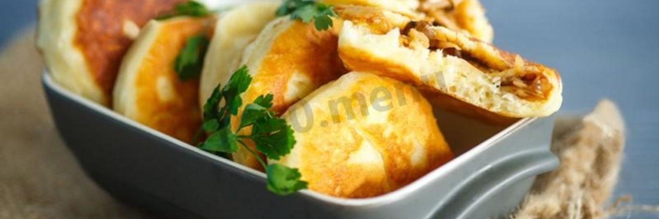 Пирожки с капустой на кефире жареные