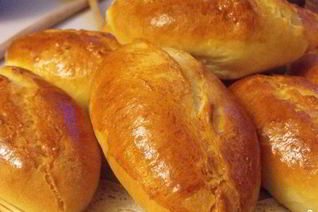 Пирожки с картошкой и ветчиной