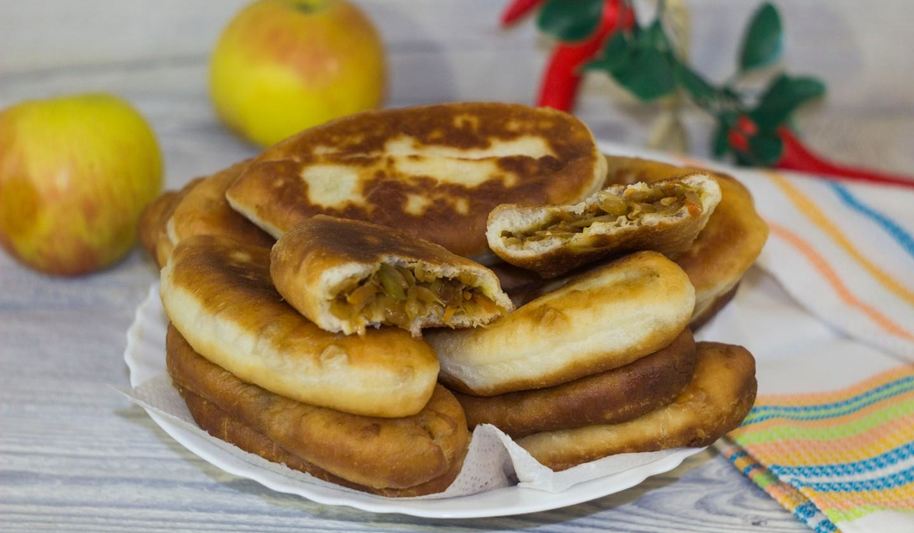 Рецепт пирожки с квашеной капустой жареные