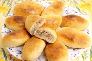 Пирожки с мясом и рисом