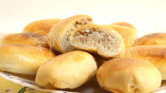 ШАГ 3. пирожки с мясом и рисом