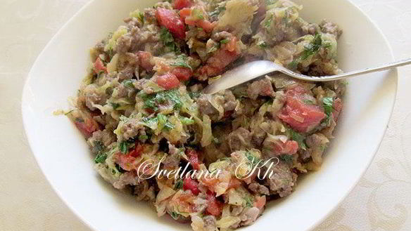 ШАГ 5. пирожки с мясом, капустой и помидорами