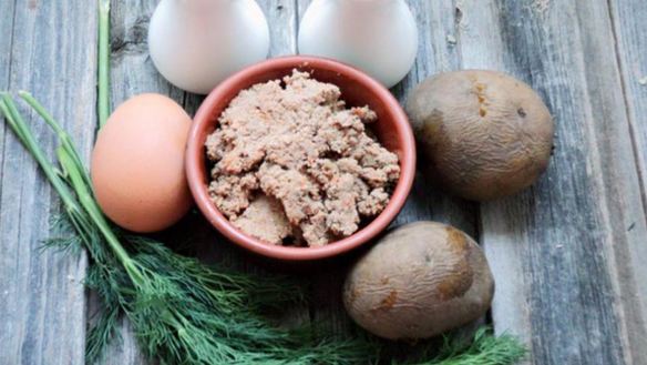 ШАГ 4. пирожки с печеночным паштетом и картофелем