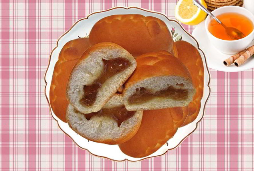 Пирожки с повидлом на кефире