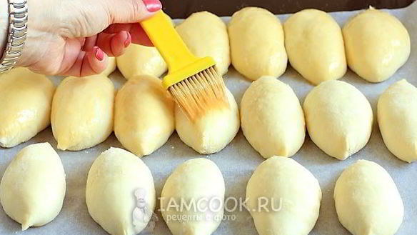 ШАГ 15. пирожки с рисом, яйцом и зеленым луком