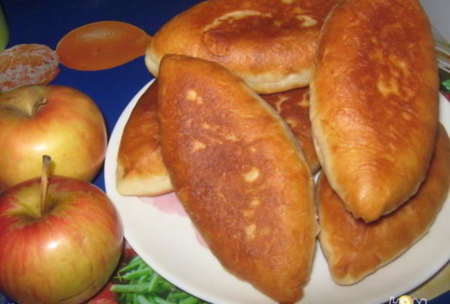 Пирожки жареные с повидлом