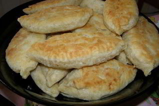 Постные пирожки с картошкой жареные